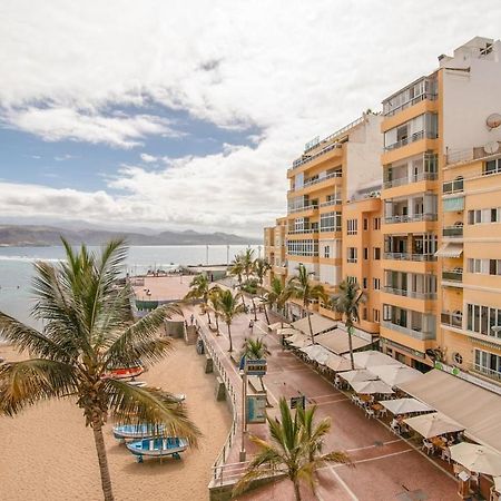 En Primera Linea De La Playa De Las Canteras Vista Al Mar Las Palmas de Gran Canaria Eksteriør bilde