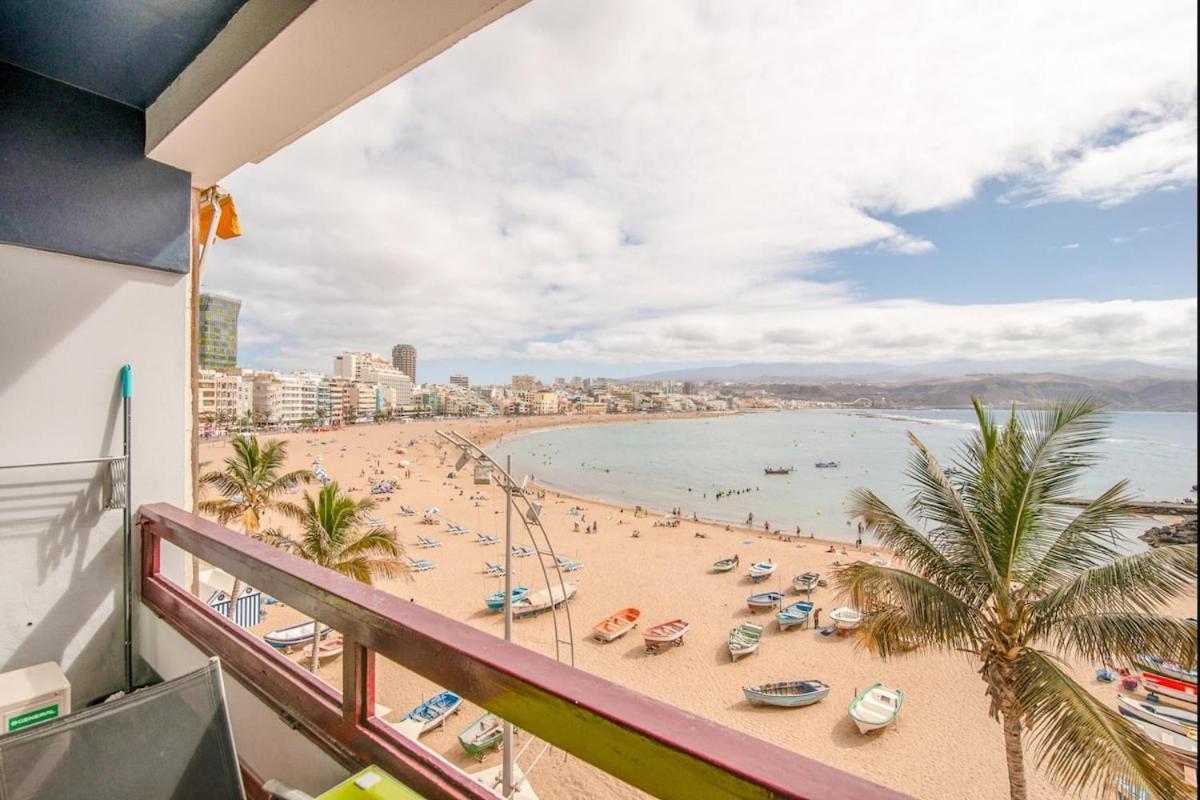 En Primera Linea De La Playa De Las Canteras Vista Al Mar Las Palmas de Gran Canaria Eksteriør bilde